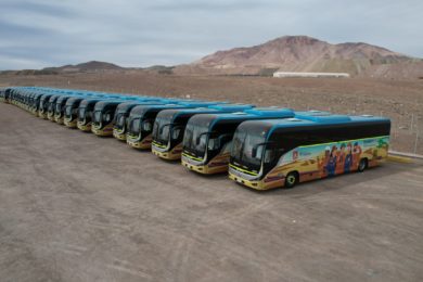 Codelco’s Salvador Division bus fleet goes electric plus first primary crusher starts up at Rajo Inca